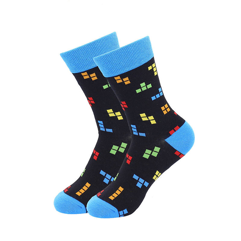 Șosete jacquard de damă la jumătatea gambei