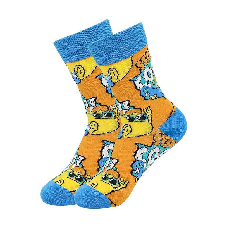 Șosete jacquard de damă la jumătatea gambei