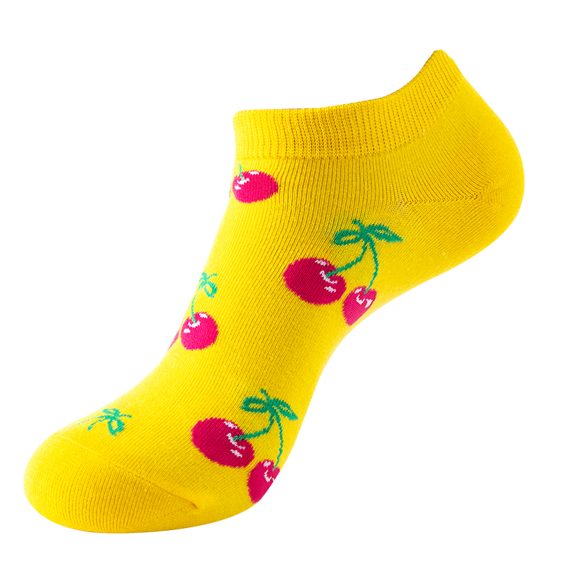 Șosete drăguțe damă din bumbac jacquard