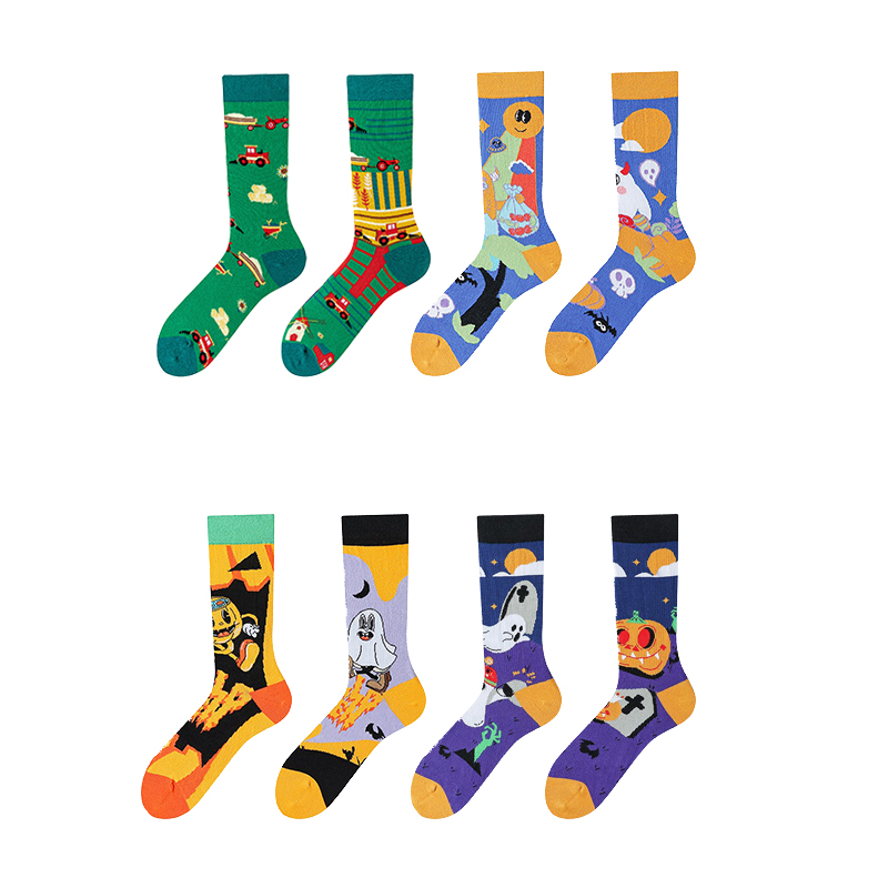 Șosete drăguți pentru băiat cu model floral